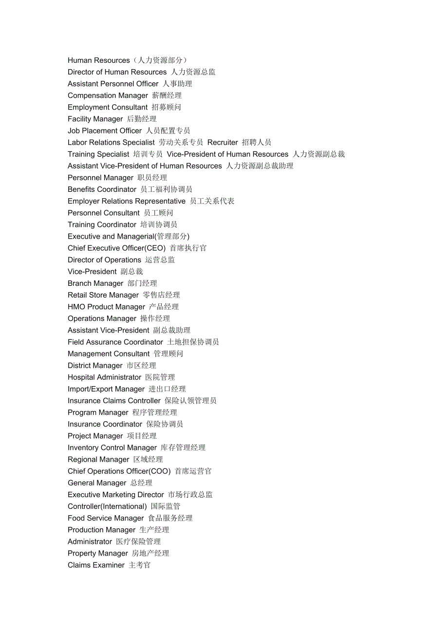 职位英文简称.doc_第3页