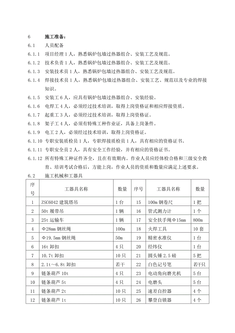 包墙过热器组合、安装作业指导书.doc_第2页