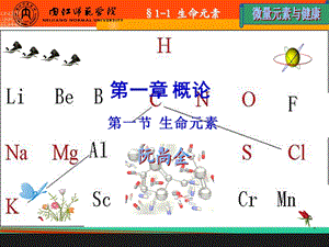 概论第一节生命元素.ppt