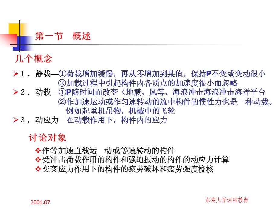 材料力学课件第九章动荷载交变应力.ppt_第2页