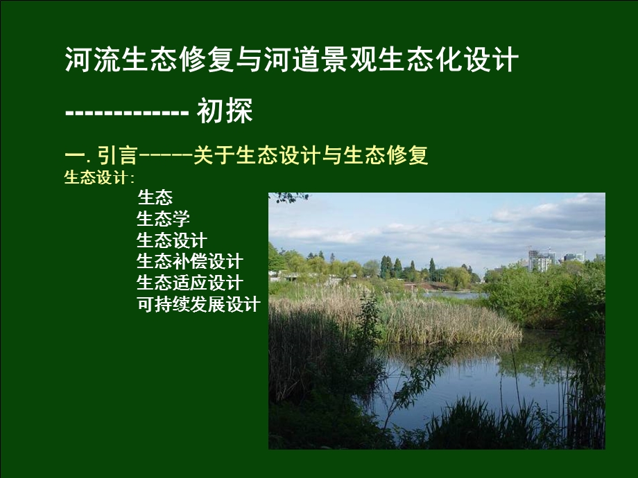 河流生态修复与河道景观生态化设计.ppt_第2页