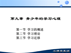 青少年的学习心理.ppt