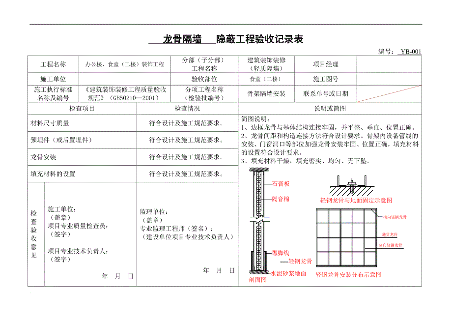 i轻钢龙骨隔墙隐蔽.doc_第1页