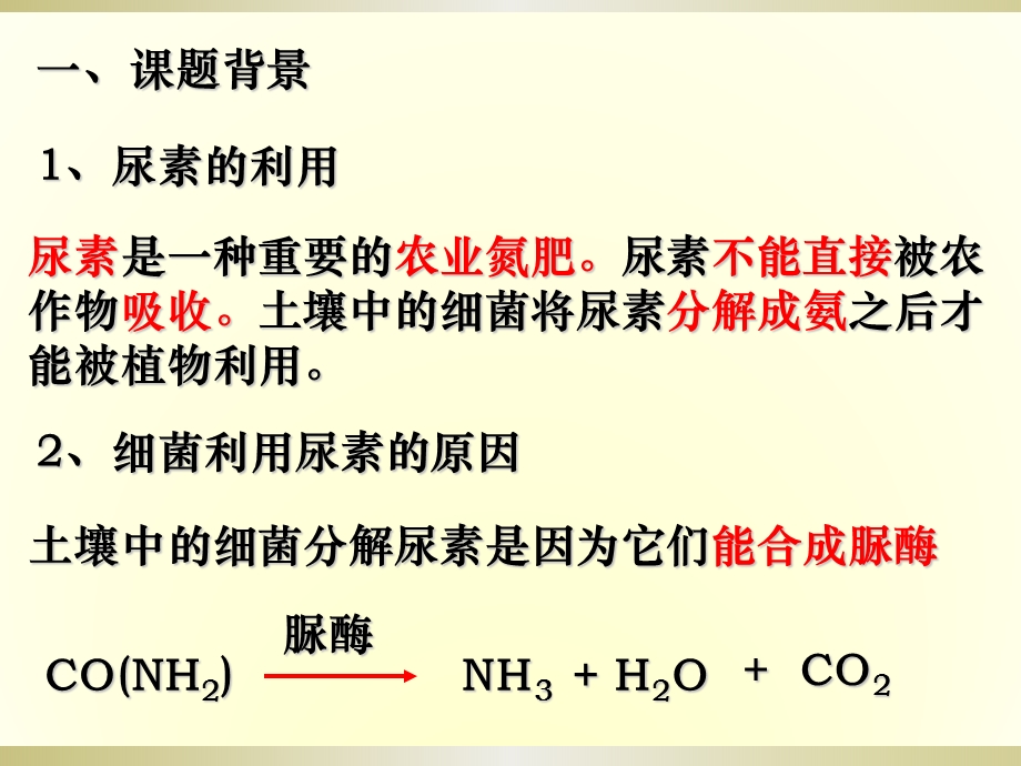 2.2土壤中分解尿素的细菌的分离与计数课件刘莎.ppt_第2页