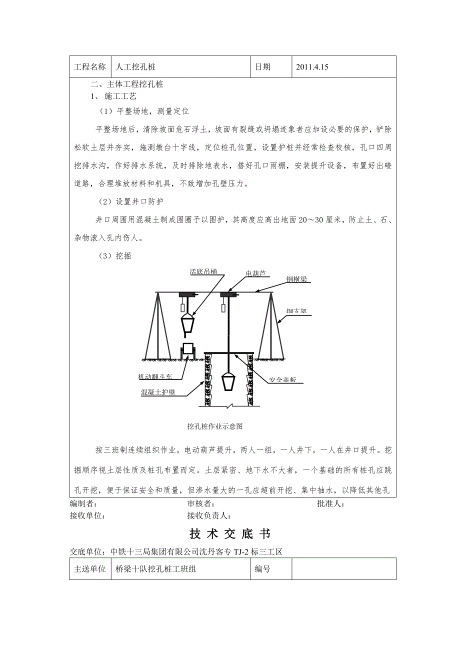 跨既有铁路人工挖孔桩技术交底.doc_第3页