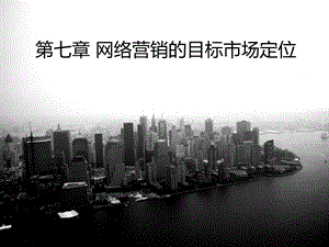 网络营销的目标市场.ppt