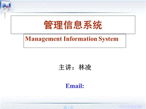 管理信息系统课件精.ppt