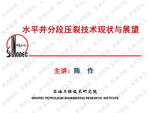 国内外水平井分段压裂技术进展成都讲座.ppt