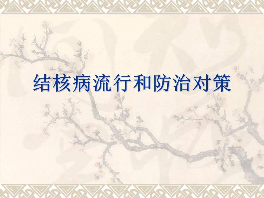 结核病流行和防治对策.ppt_第1页