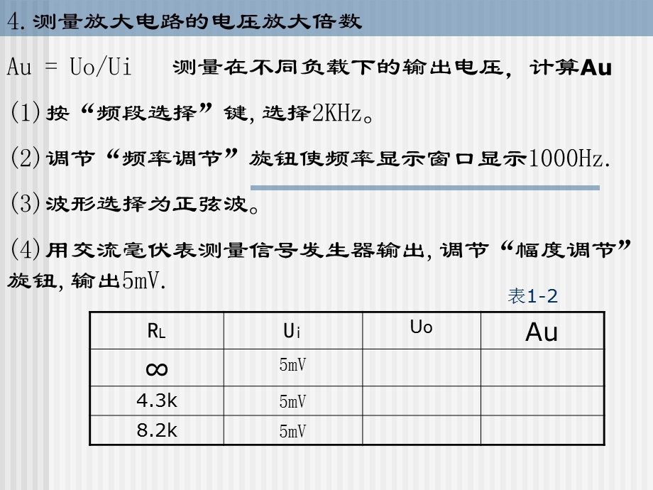 实验一晶体管放大器.ppt_第3页