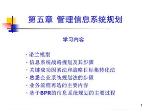 管理信息系统五.ppt