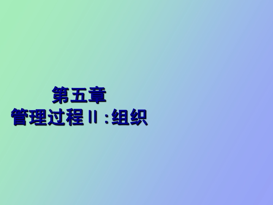 管理过程Ⅱ组织.ppt_第1页