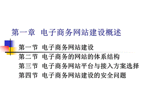 电子商务网站建设概述.ppt