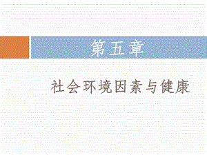 社会环境因素与健康.ppt