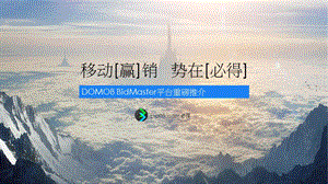 DOMOBBidMaster平台重磅推介ppt(压缩).ppt