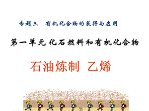 石油的炼制 乙烯.ppt