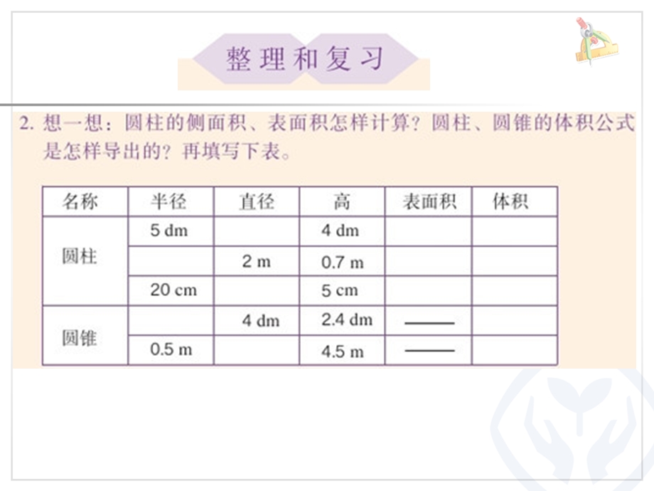 数学下册第三单元整理复习练习.ppt_第3页