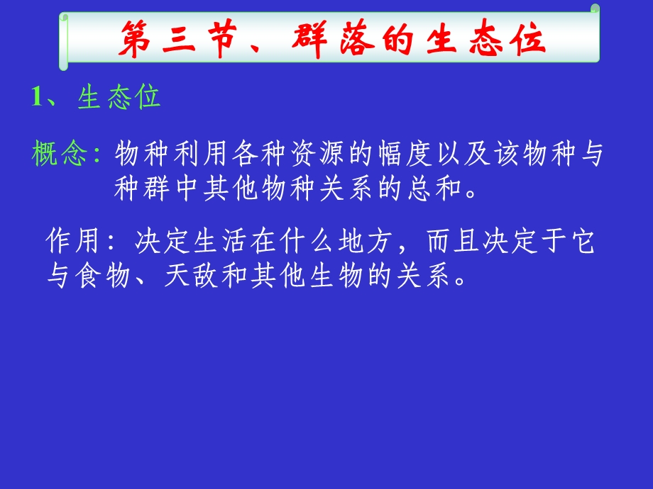 群落的生态位、类型、演替.ppt_第1页