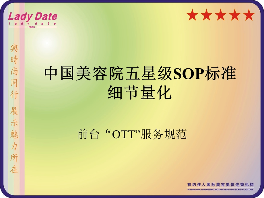 美容院五星级SOP标准细节量化.ppt_第1页