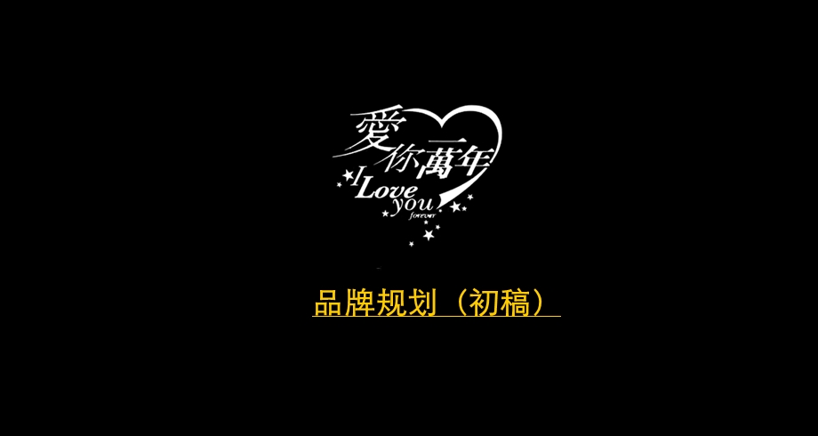 爱你一万年品牌规划(简要版).ppt_第1页