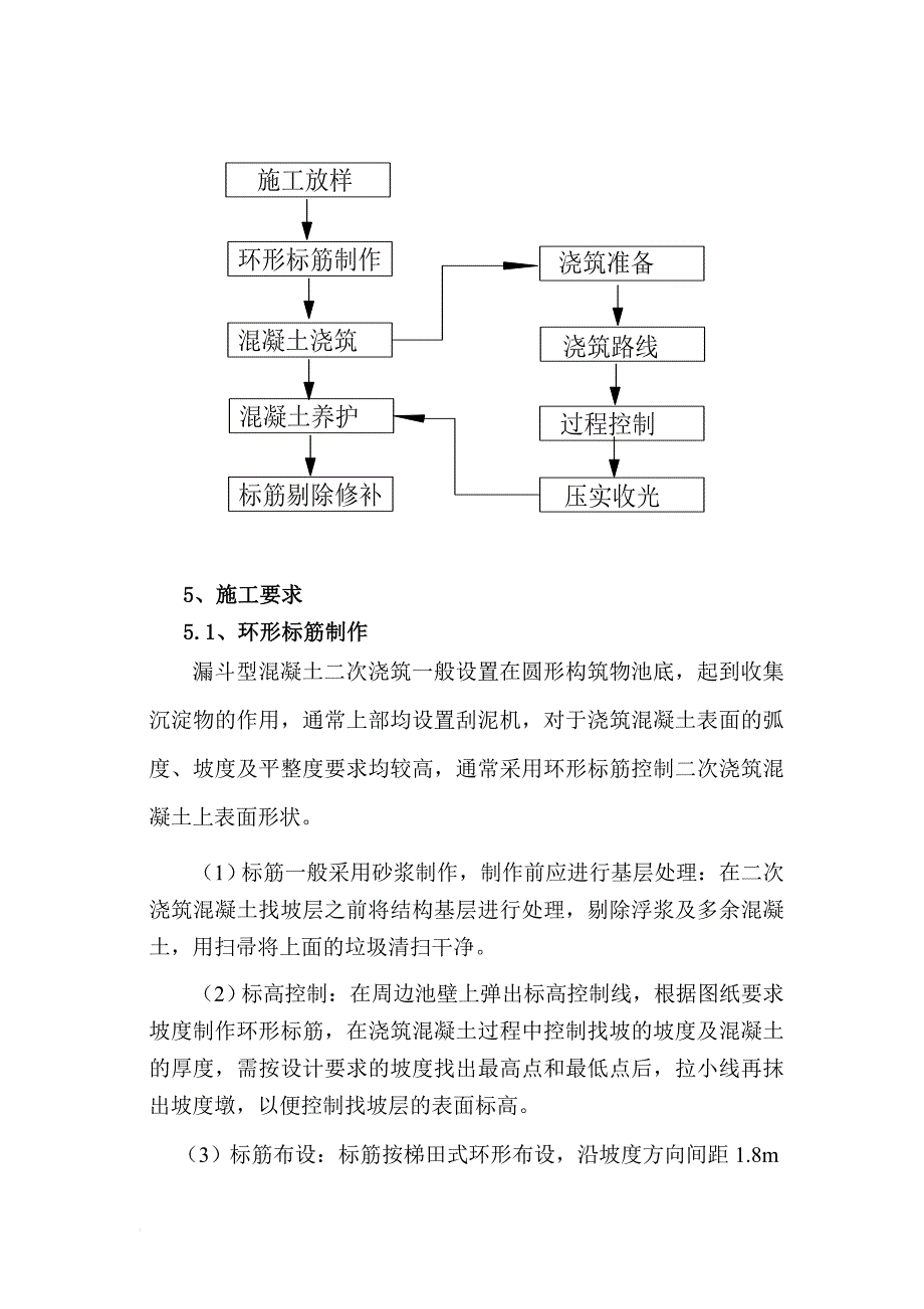 j池底漏斗型二次浇注施工作业指导书.doc_第3页