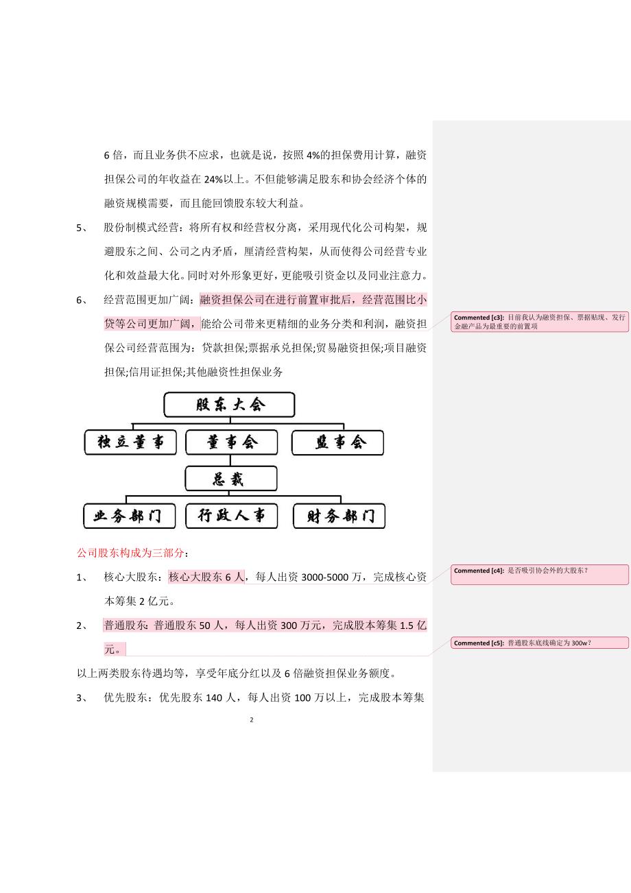 个私协会组建融资担保公司方案.docx_第2页