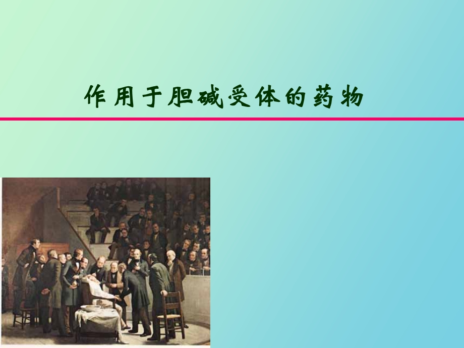 胆碱受体药物.ppt_第1页