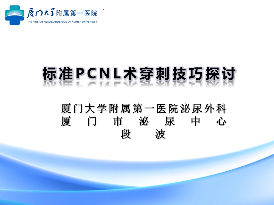 标准pcnl术穿刺技巧探讨 ppt课件.ppt_第1页