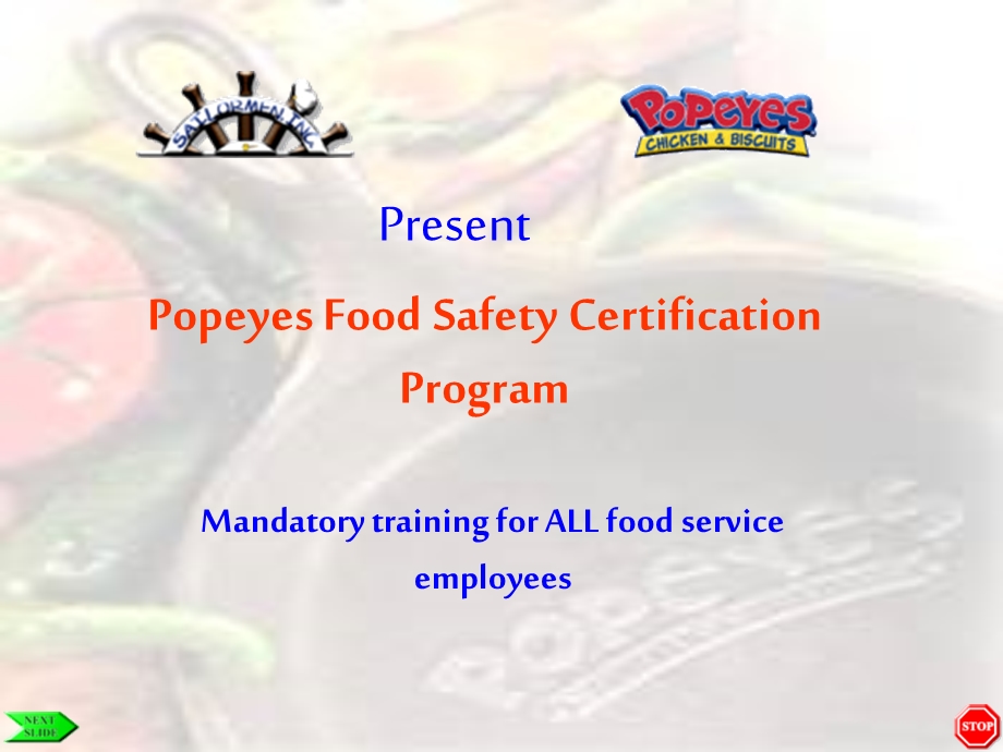 Food Safety Certification Program食品安全认证计划.ppt_第1页