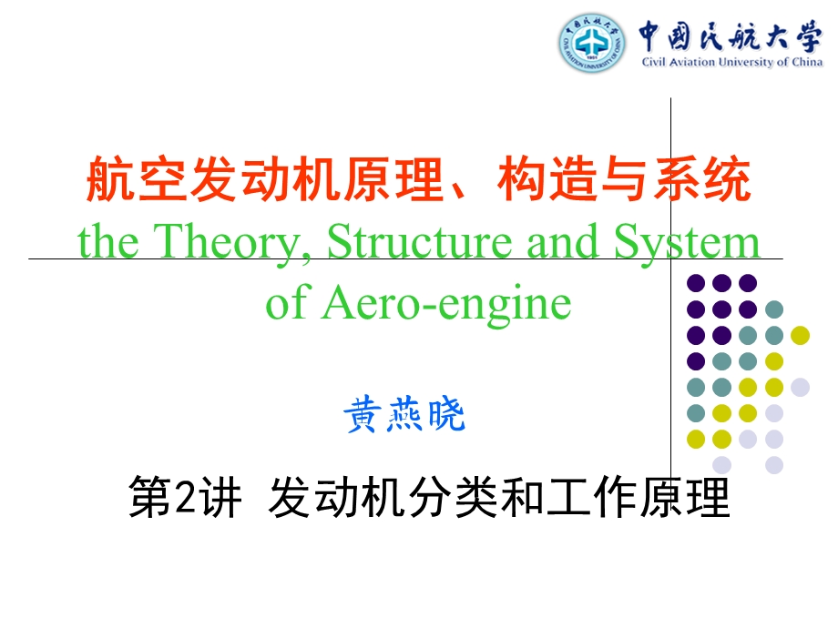 飞机发动机分类和工作原理.ppt_第1页