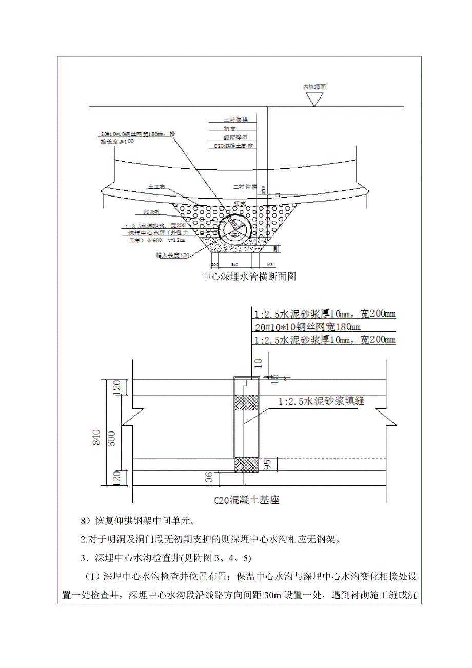 深埋中心水沟施工技术交底.doc_第3页