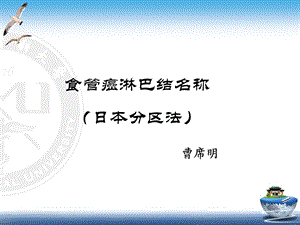 食管癌淋巴结的CT分区.ppt