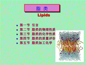 食品化学脂类.ppt