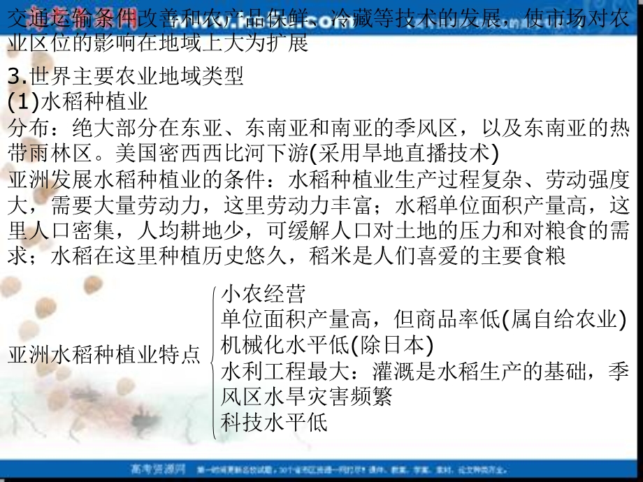 高三地理复习课件专题六：农业生产.ppt_第3页