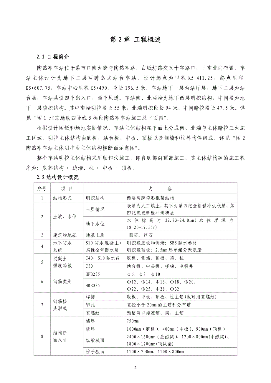 h车站主体明挖基坑结构施工方案.doc_第2页