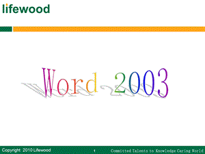 办公软件操作培训word2003教程.ppt