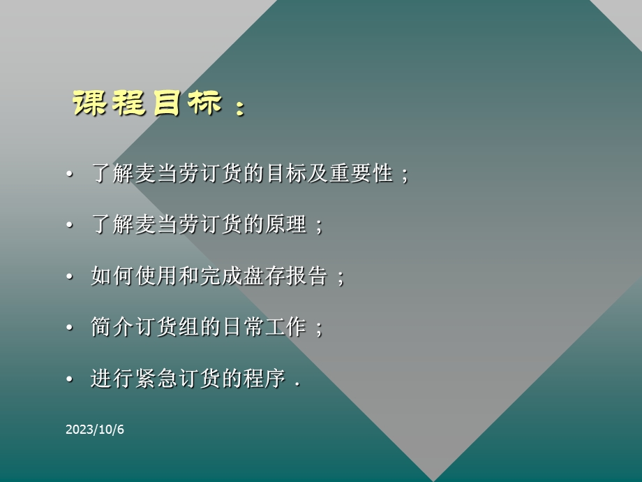 麦当劳订货物流管理课件.ppt_第2页