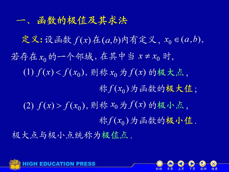 高等数学课件D35极值与最值.ppt_第2页