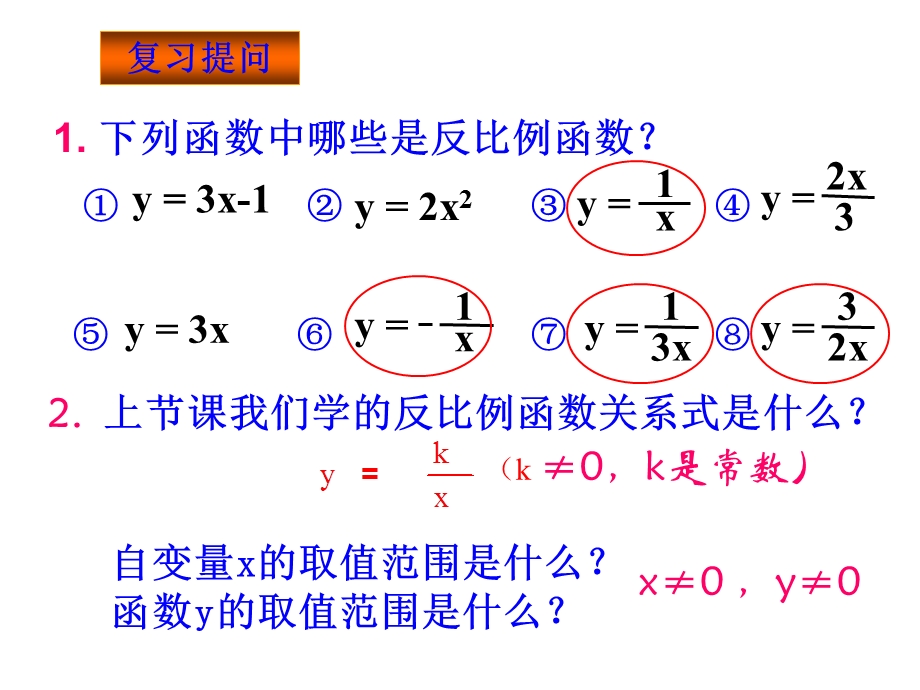 反比例函数图像与性质新授.ppt_第2页