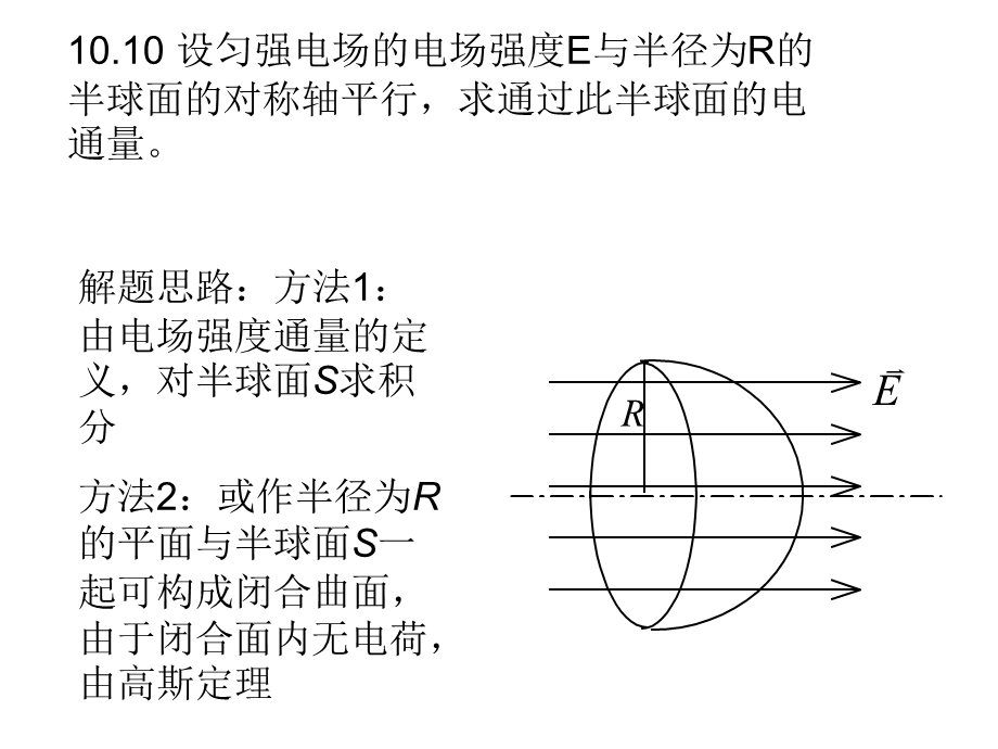 高斯定理作业解答要点.ppt_第1页