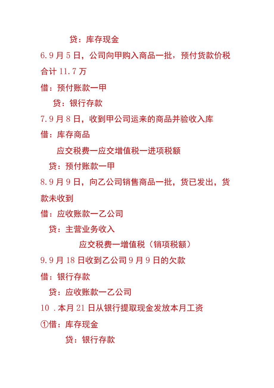 一般纳税人商贸企业的会计账务处理分录.docx_第3页