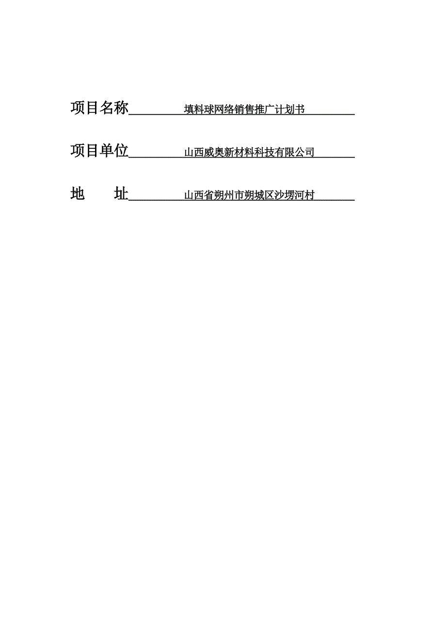 填料球网络销售推广商业29548.doc_第2页