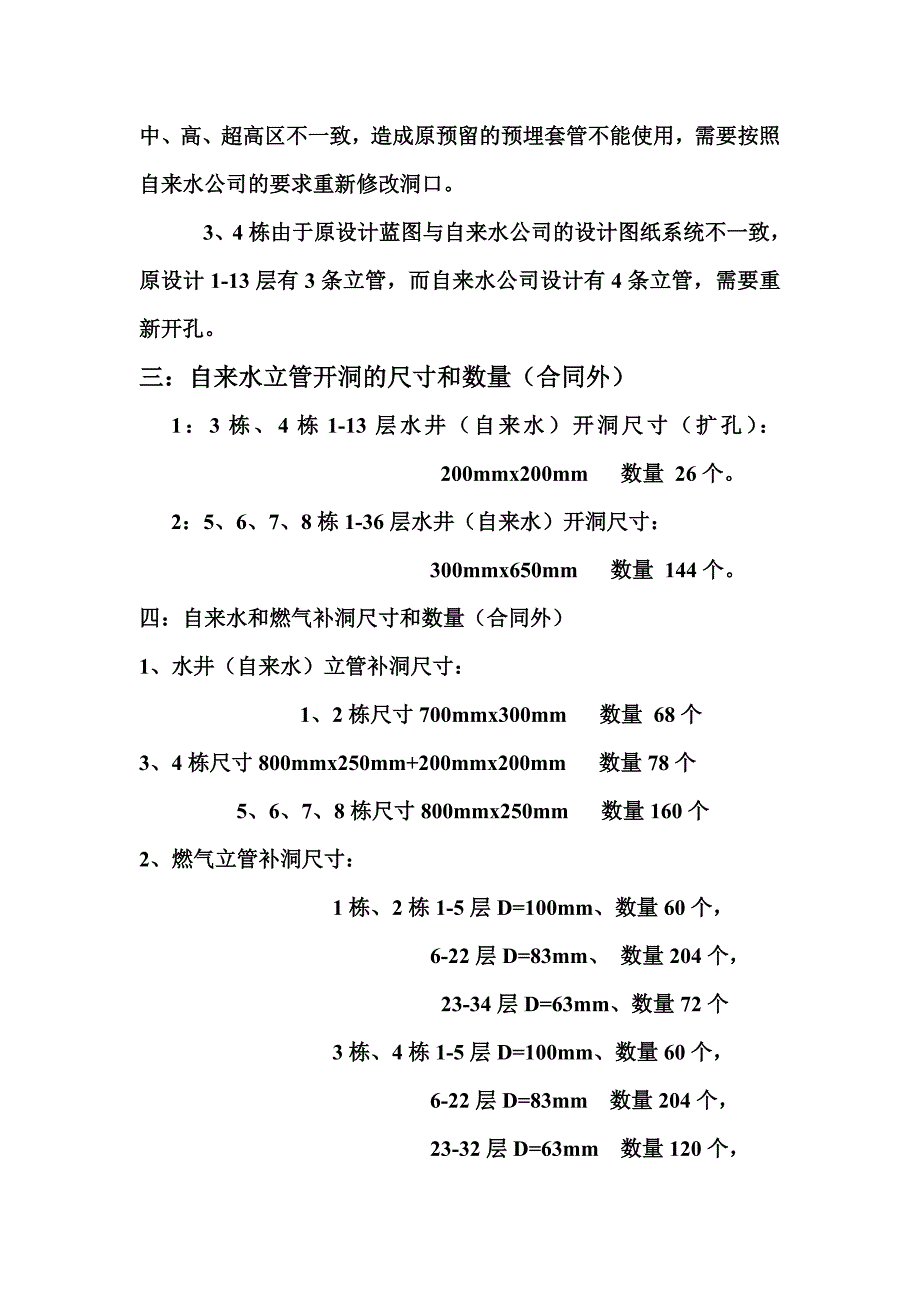 昆海10 地块七 十期自来水开洞补洞和燃气、强弱电井 补洞方案5.27.doc_第2页