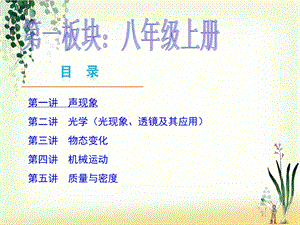 声光学中考复习及题型分析.ppt