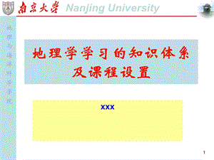 地理学学习知识体系.ppt