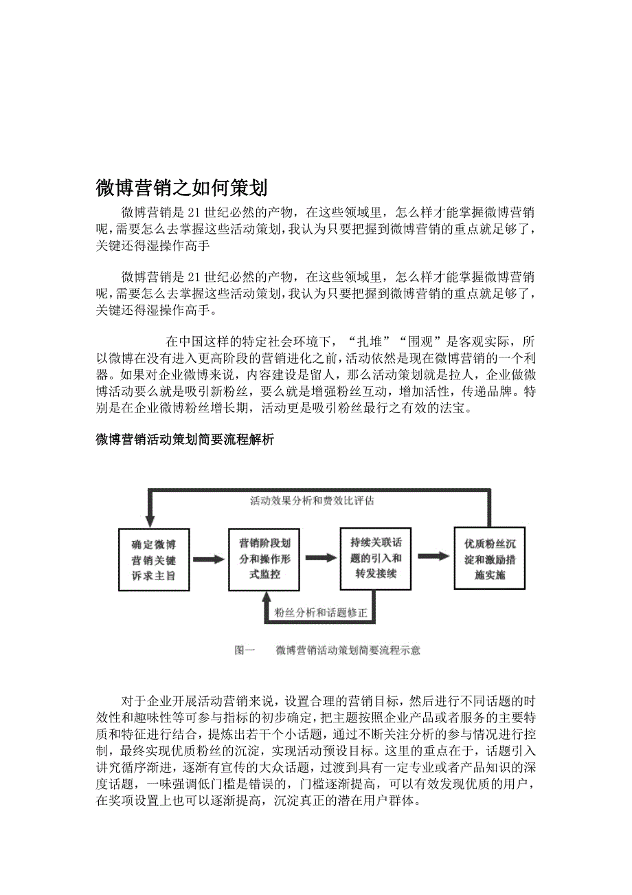 微博营销之如何策划方案.doc_第1页