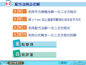 利用平方根概念解方程式.ppt