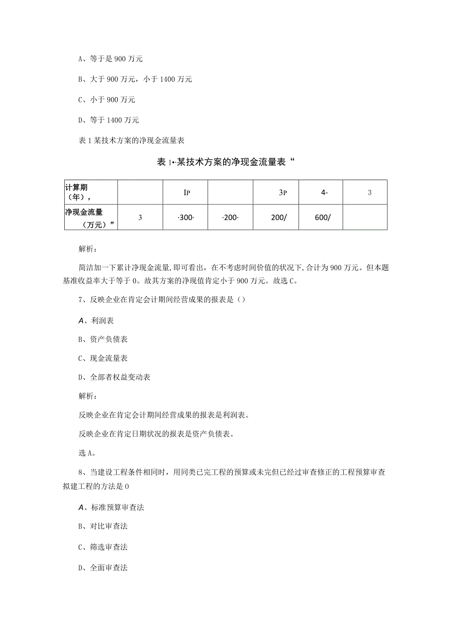 2023一级建造师《工程经济》真题及答案解析.docx_第3页