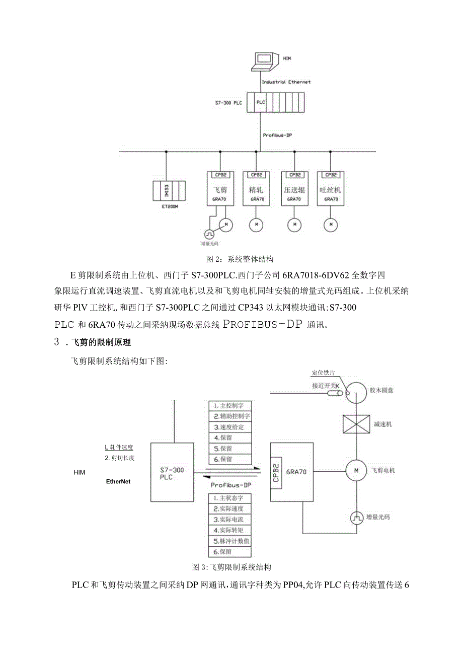 电工技术由PLC和传动装置内部计数器构成的飞剪位置控制系统.docx_第3页