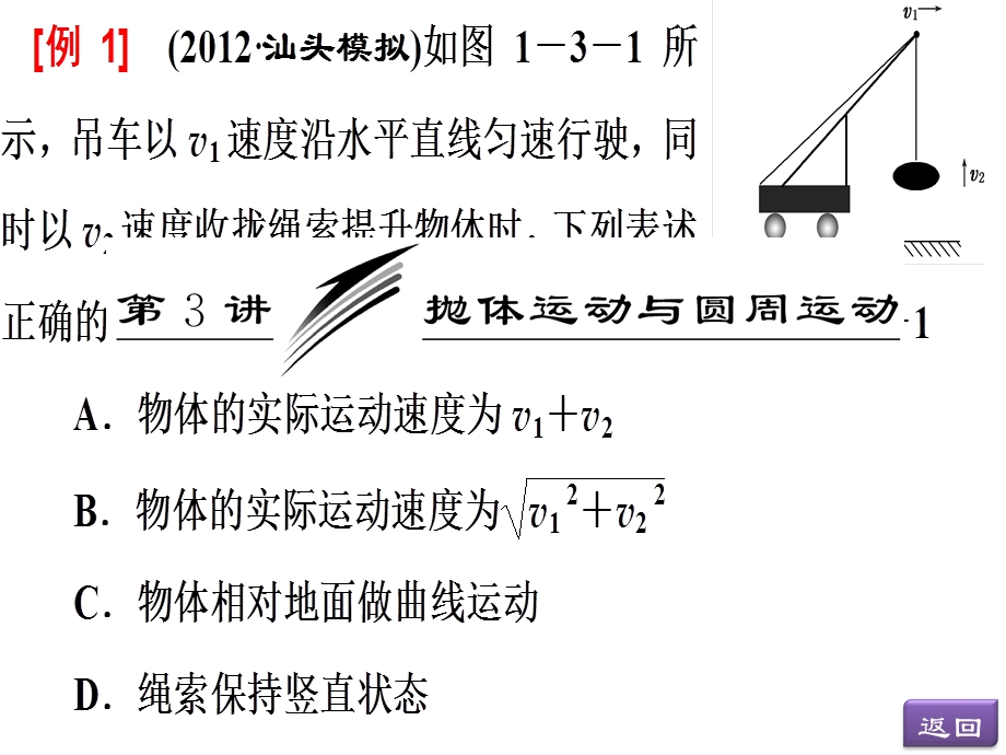 阶段专题一第3讲抛体运动与圆周运动.ppt_第3页